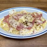 gragus - マッシュルームのクリームパスタ