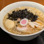 燕三条 酒麺亭 潤 - 中華そばに味玉トッピング！脂はスタンダード　¥960（＋150)