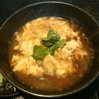 えりも亭LUXE - つぶ天とじそば 1030yen