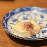 あぶり 清水 - 酒盗やっこ　取り分け