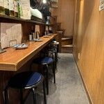 あぶり 清水 - カウンター席