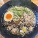 鶏そば炭や 常総店 - 