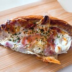 レカー - スモークハムのクロックムッシュ