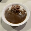 カレーショップ山小屋 - 料理写真:辛口チキンカレー、ライス小盛り、納豆トッピング