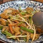 琉球居酒屋　あぱら樹 - ホルモンチャンプルー