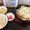 肉食堂 最後にカツ。