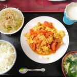 中国料理 一品軒 - トマトと玉子炒めランチ