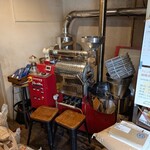 雨の日の珈琲 - ガスで焙煎。LEXUS1台分の焙煎機