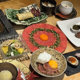 こきんたん 肉寿司肉和食KINTANコレド室町 【KINTANランチコース】人気のプラチナ