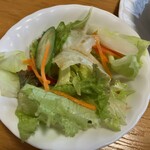 厨 Sawa - ランチのシチューについてくるサラダ