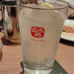 焼肉 さんすい苑 - レモンサワー