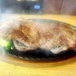 ステーキハウス 樹 - 料理写真:備前黒牛の牛肩ロースのビックバンステーキ