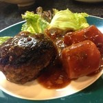 和食と地酒の店 うり坊 - H.26.11.20.夜 ヘレハンバーグ 800円