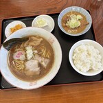 あんどう亭 - 料理写真:中華そばセット