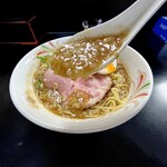 練翠 - 魚粉こくまろらーめん（醤油）　900円