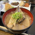 わ楽 - お味噌汁:若狭の漁師風 鯖のアラ味噌汁［福井県］