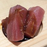 手巻き YAMAMOTO - 本まぐろの中トロと赤身醤油糀かけ