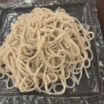 鳥名子 - 〆の自家製そば700円