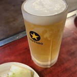 焼肉おくら - 生中は、600円　しっかり重量感あり！