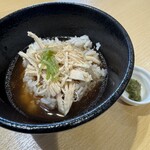 らぁ麺 なか川 - 鶏茶漬けラーメンのスープを入れて