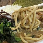らーめん 八幡屋 - 麺は太い‼️