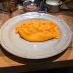 ESPRESSO D' WORKS yellow - 名物！！ダブルチーズハンバーグオムライス