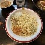濃麺 海月 - 和え玉（煮干油）