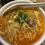 北海道産羊・野菜ふくすけ - ユッケジャンラーメン