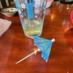 まーさんもげSUN - バニラチョコアイスにはこんなステキな傘が！こちらも出てきた瞬間食べてました