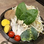 北海道産羊・野菜ふくすけ - 野菜盛り