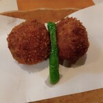 こなす - お通し　手作りコロッケ