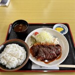三和 - ひれ味噌カツ定食　１２００円