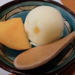 こなす - 柿と柚子シャーベット