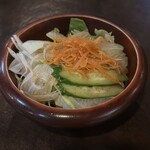 ステーキハウス 武蔵野 - セットのサラダ