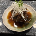 青果店直営酒場 やおやの台所 - 豚バラなん骨と大根のうまトロ煮　味が染み込んでとろっとろです！