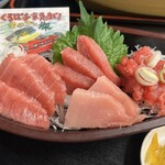 くろば亭 - 料理写真:鮪の舟盛り