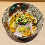 鮨あさひ - ブリのしゃぶしゃぶ。