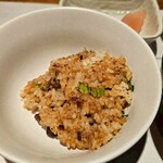 鉄板焼 いちか - ガーリックライス