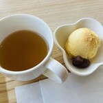 パン・ド・ミ - きなことあんこのバニラアイスにごぼう茶