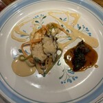 鉄板焼 いちか - アワビのパスタ