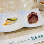 菜香新館 - 甘酢漬けとチャーシュー