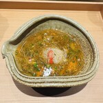 鮨あさひ - セコガニの餡の小丼