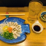 酒肆 黒崎 - 伝助穴子炙り刺身