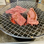 핫쇼우노 오미세 잇쇼우빈 헤이세이초점 - 마츠사카 소고기 조리 중