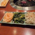 焼肉火牛亭 - ナムルの盛合せ