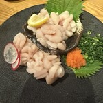 鶏と魚と炭火焼き 燈 - 白子ポン酢