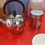 元祖ラーメン 博多元長 - 卓上