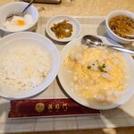 中華料理福臨門 - 玉子炒めの海鮮あんかけ 850円