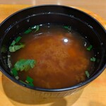 江戸前天丼 濱乃屋 イオンモール幕張新都心店 - 赤だしが付きます