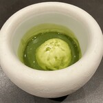 鮨 いつみ - 抹茶バニラアイス